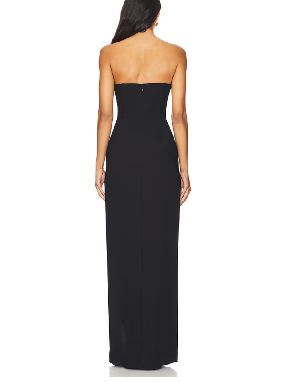 Amanda Uprichard REVOLVE Ivy Gown in Black XS - Picture 2 of 10